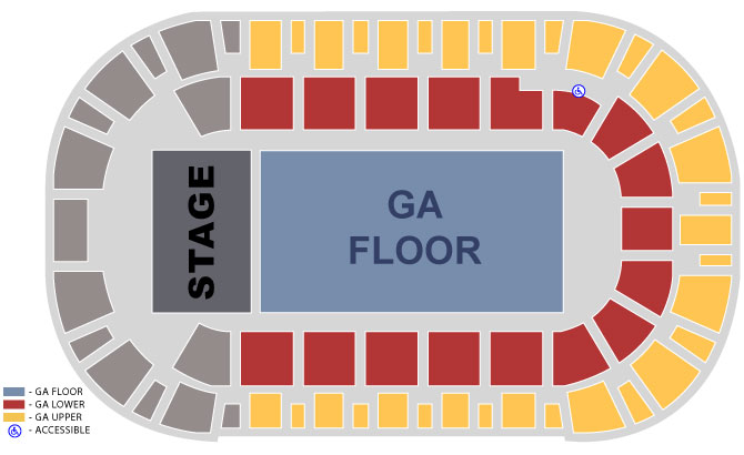 Toyota Center: Kennewick, Washington: Seating Charts